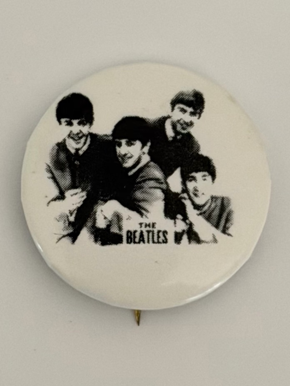 Vintage 1964 NEMS Beatles Pinback Button Fab Four Original